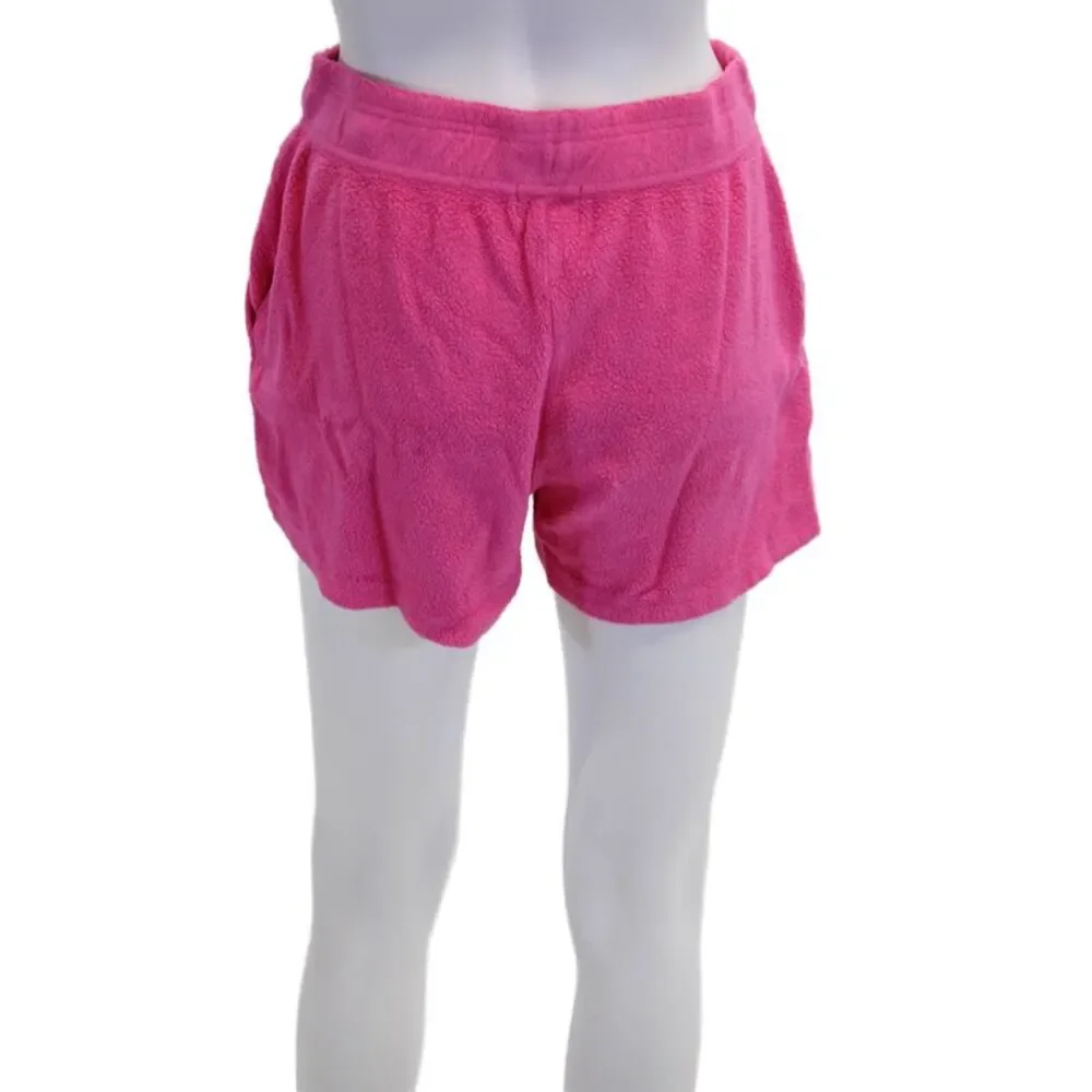 Sundry Womens Elastic Waistband Knit Short Shorts Bright Pink Cotton Size 1